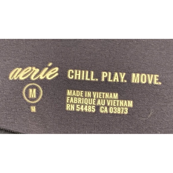 Aerie Chill Play Move Shades Of Purple Active Cropped Leggings, Size Medium - Picture 12 of 12